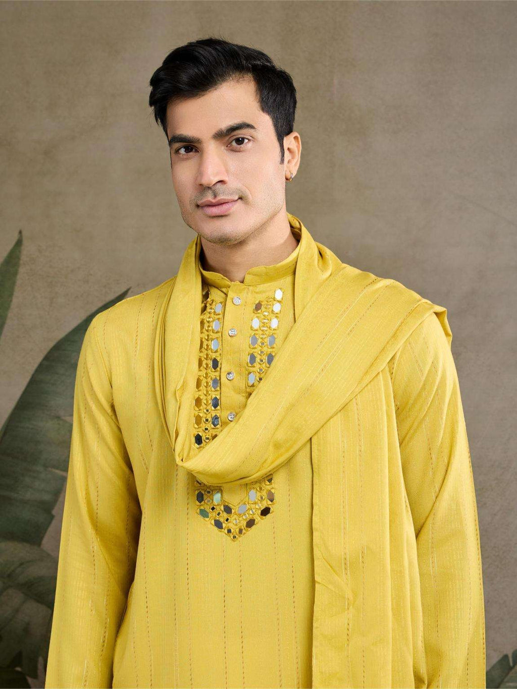 Marigold Mirror Kurta set