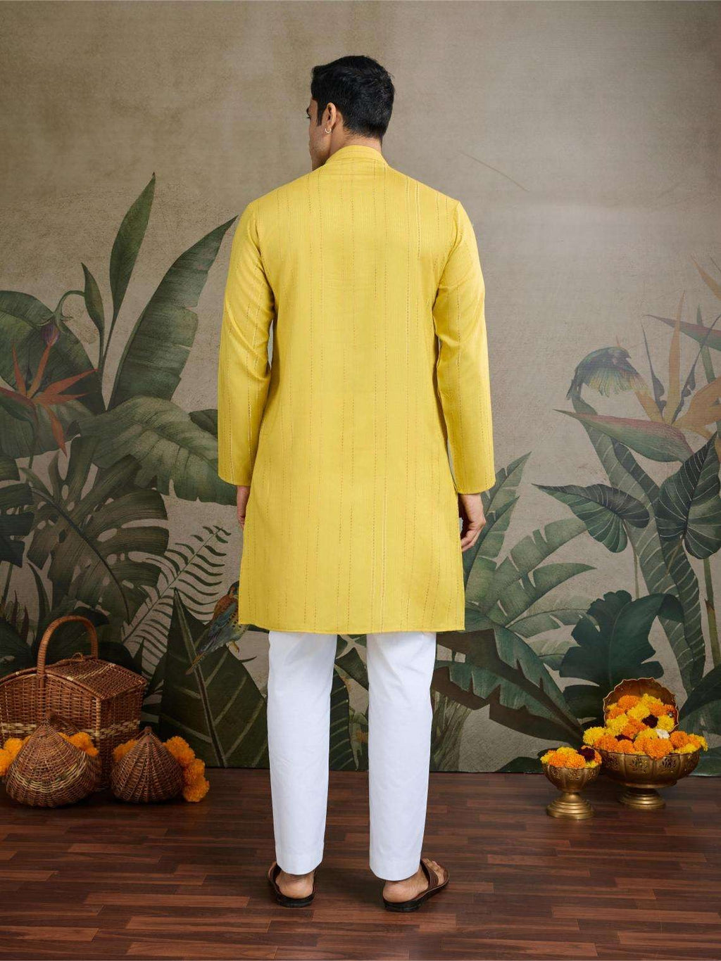 Marigold Mirror Kurta set